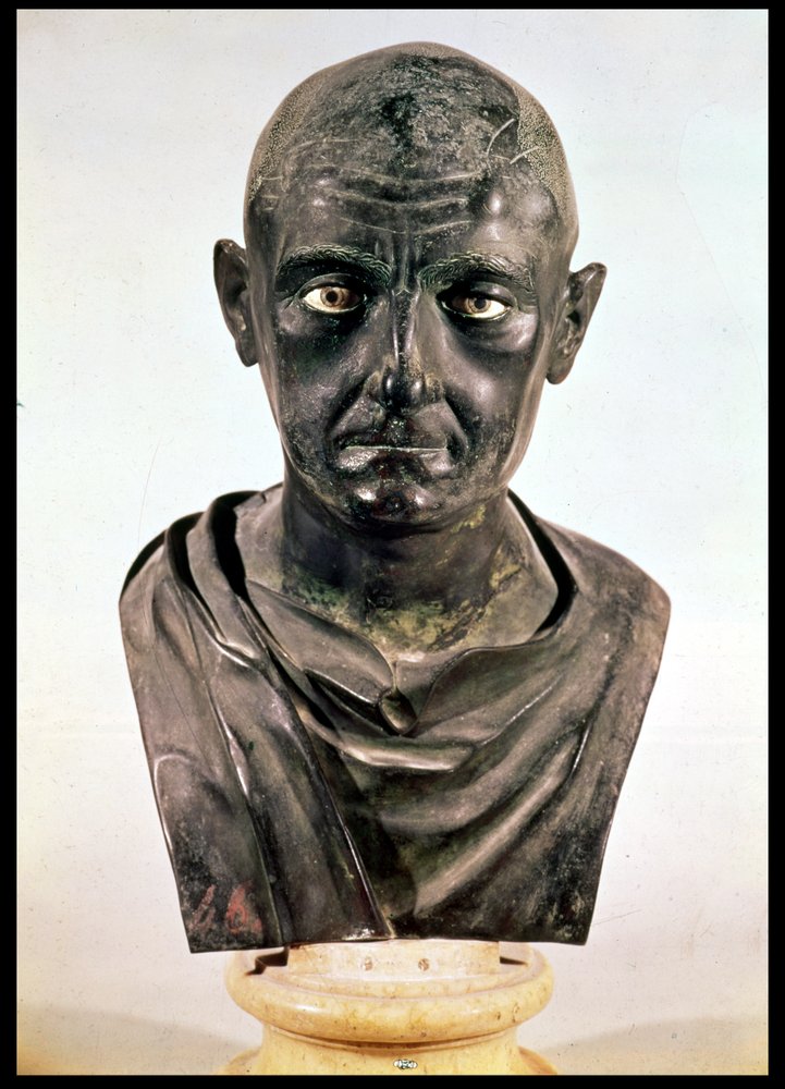 Bust of the Roman general Publius Cornelius Scipio ”Africanus” by Unbekannt Unbekannt