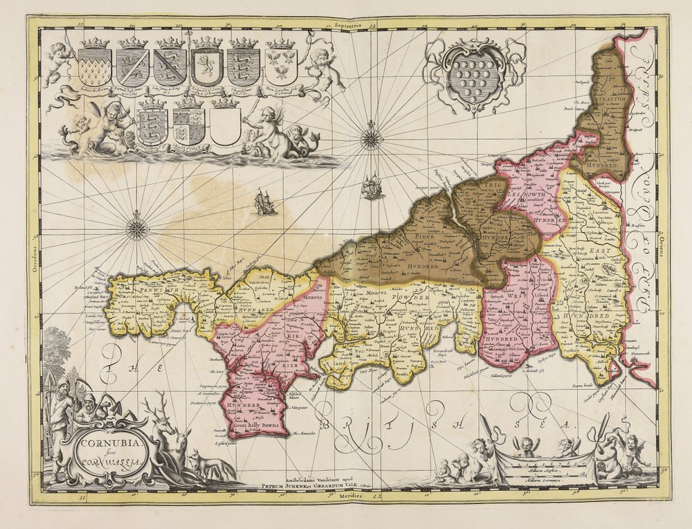 Cornubia or Cornwall by Unbekannter Künstler