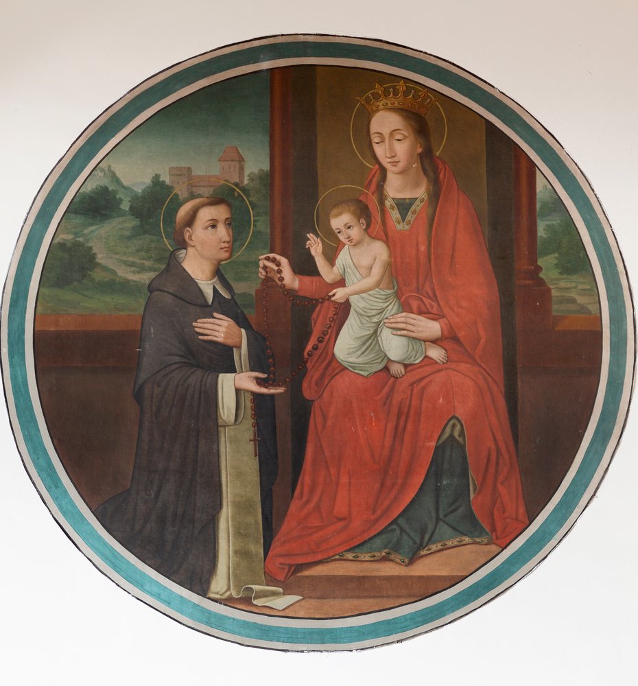 Parish Church (Sint-Denijs-Boekel, Parochiekerk Sint-Denijs). North Aisle. A Wall Painting by Unbekannter Künstler