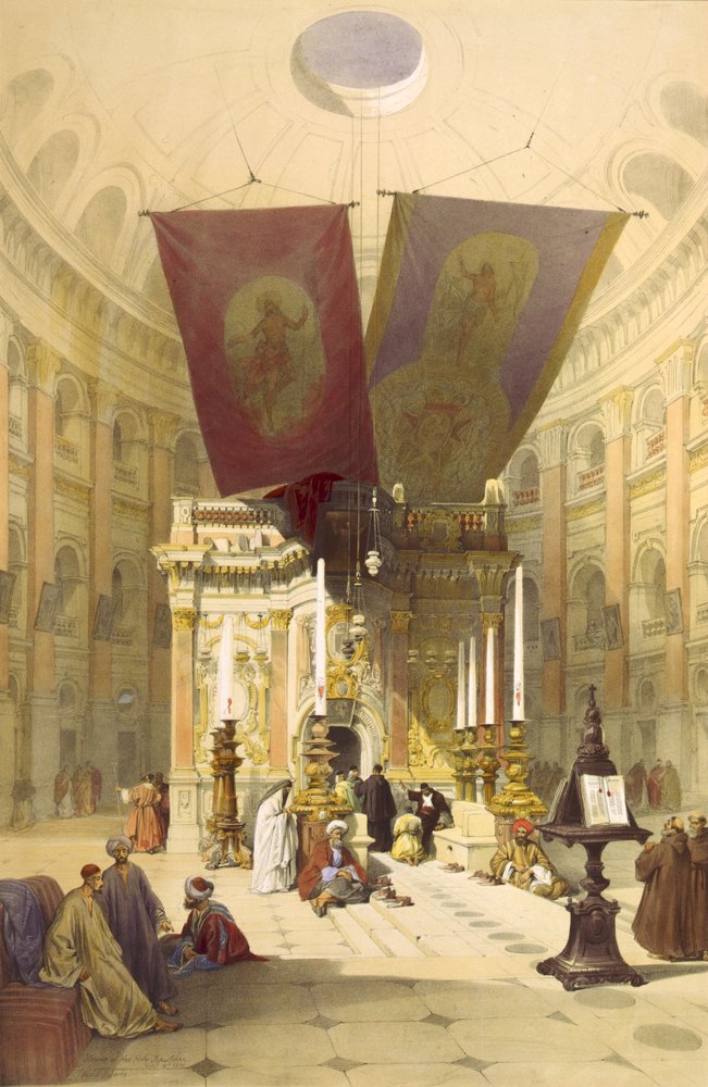 The Shrine of the Holy Sepulchre, Jerusalem by Unbekannt