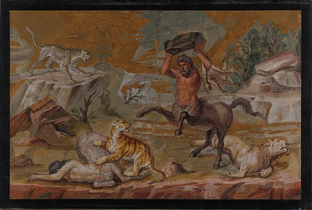 Centaur Mosaic by Unknown