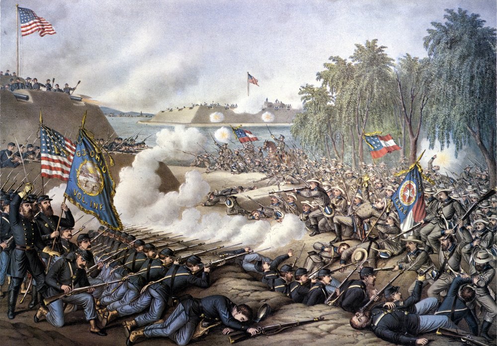 American Civil War: First Battle of Corinth (Mississippi) April 29 ...