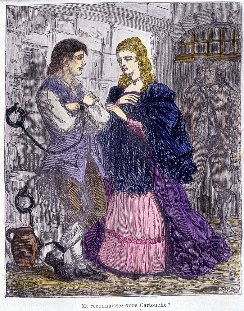 Cartridge visited by a lady in prison - in 