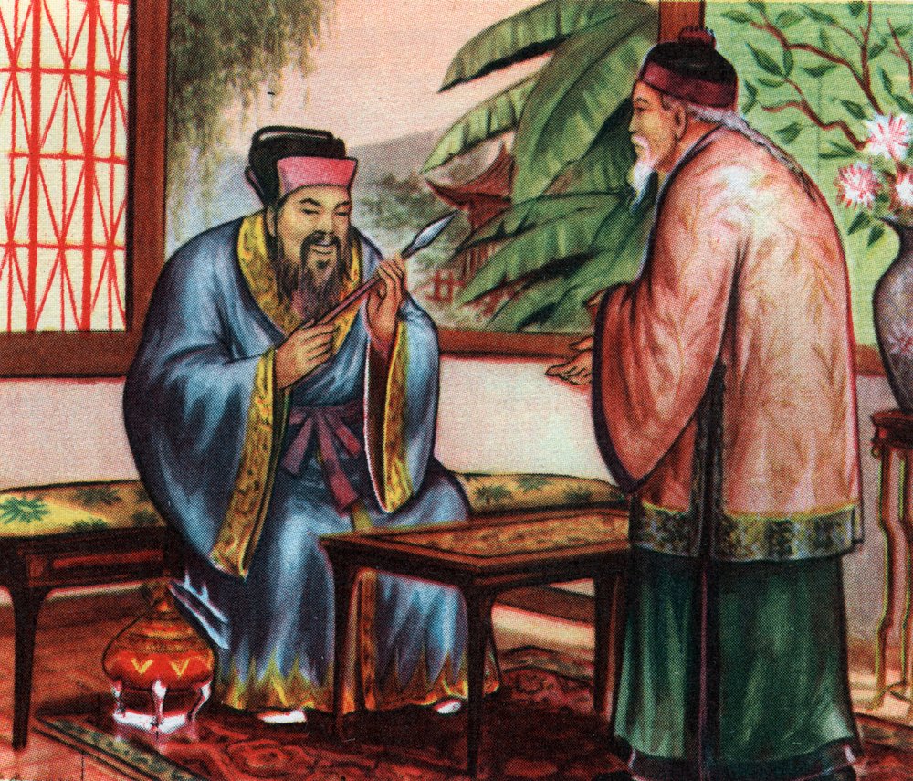 Chinese Philosopher Confucius, Consulted for His Knowledge of Ancient ...