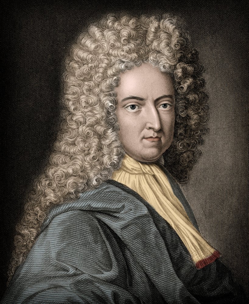 Portrait of Daniel Defoe (1660-1731), English writer and journalist