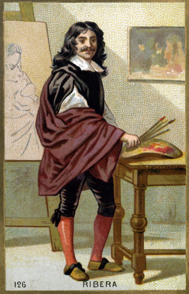 Portrait of Jose de Ribera, Spanish painter and engraver