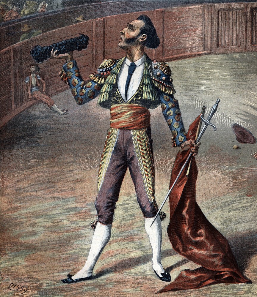Toreador costume in 1892 by Unknown artist