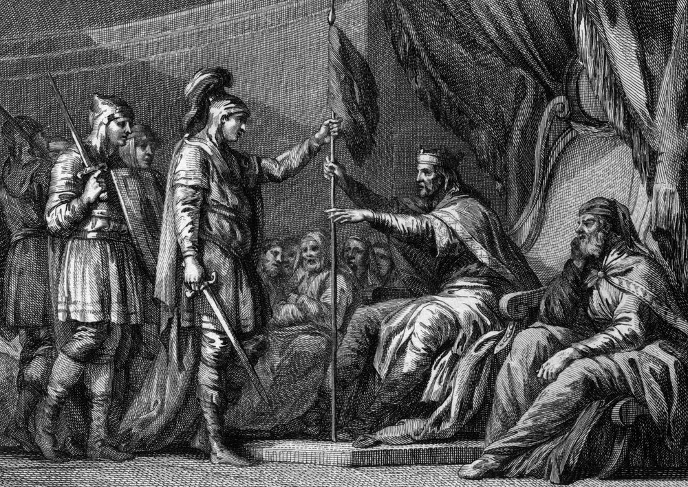 Merovingian period: a mayor of the palace (dignitary of the kingdom ...