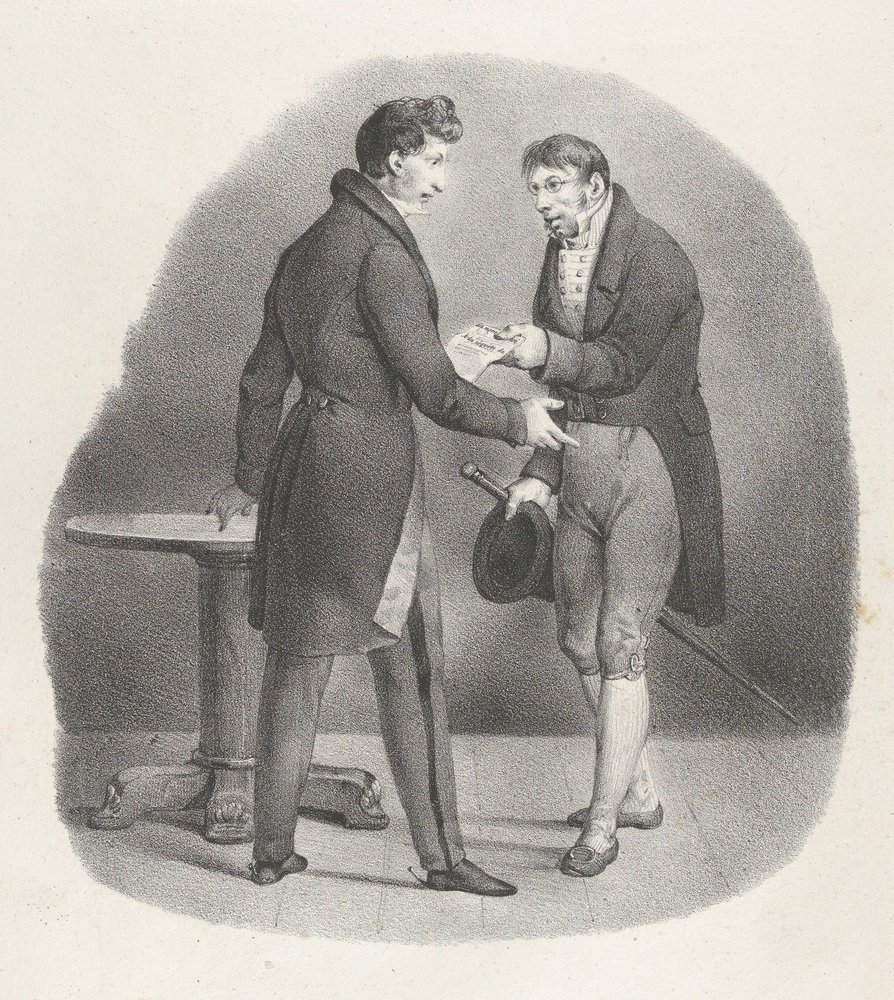 I Thought as Much, 1824 by Victor Adam