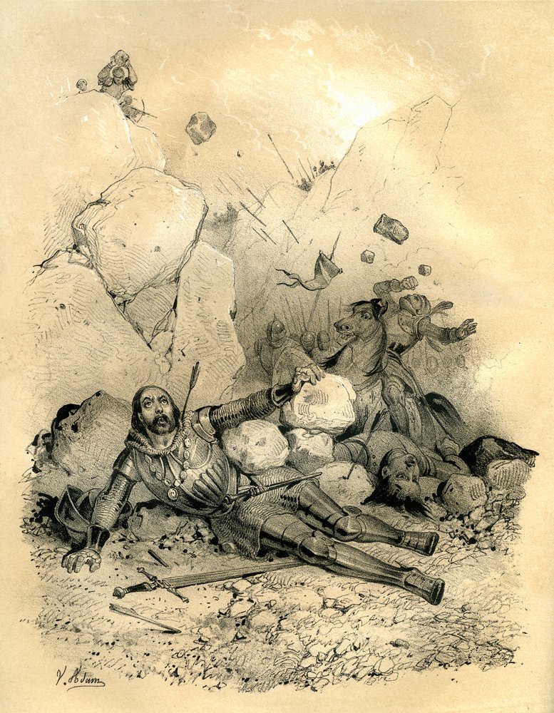 Roland, Count of the March of Brittany Died by a Detachment of Vascons ...