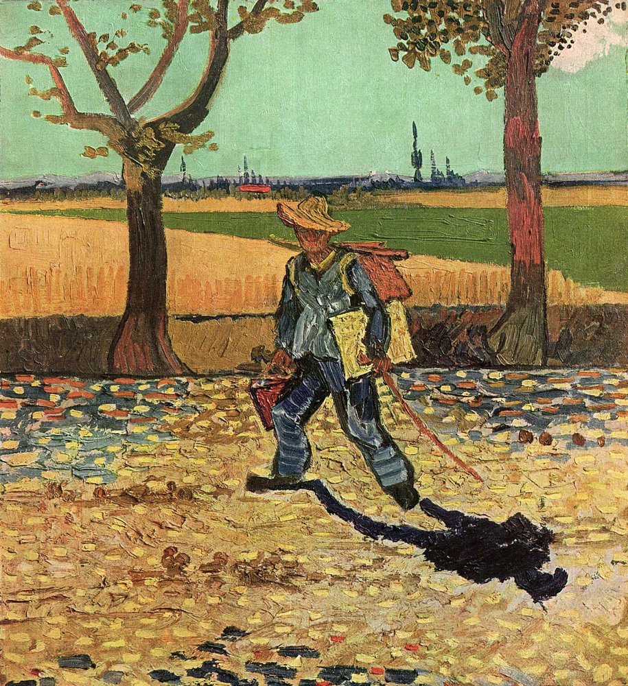 Man with Backpack, 1888 by Vincent van Gogh