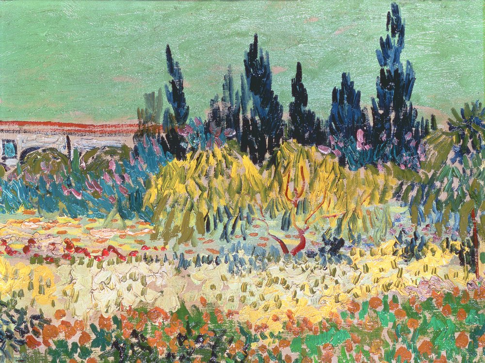 The Garden at Arles (detail) by Vincent van Gogh