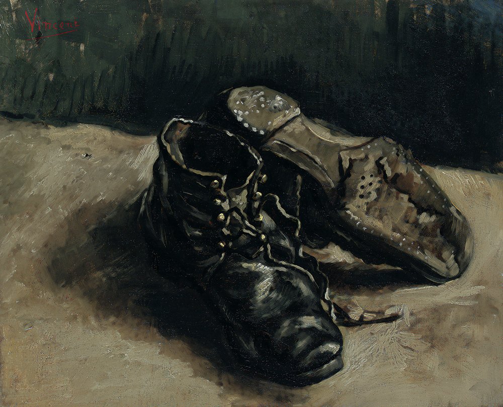 A Pair of Shoes, 1886 by Vincent van Gogh