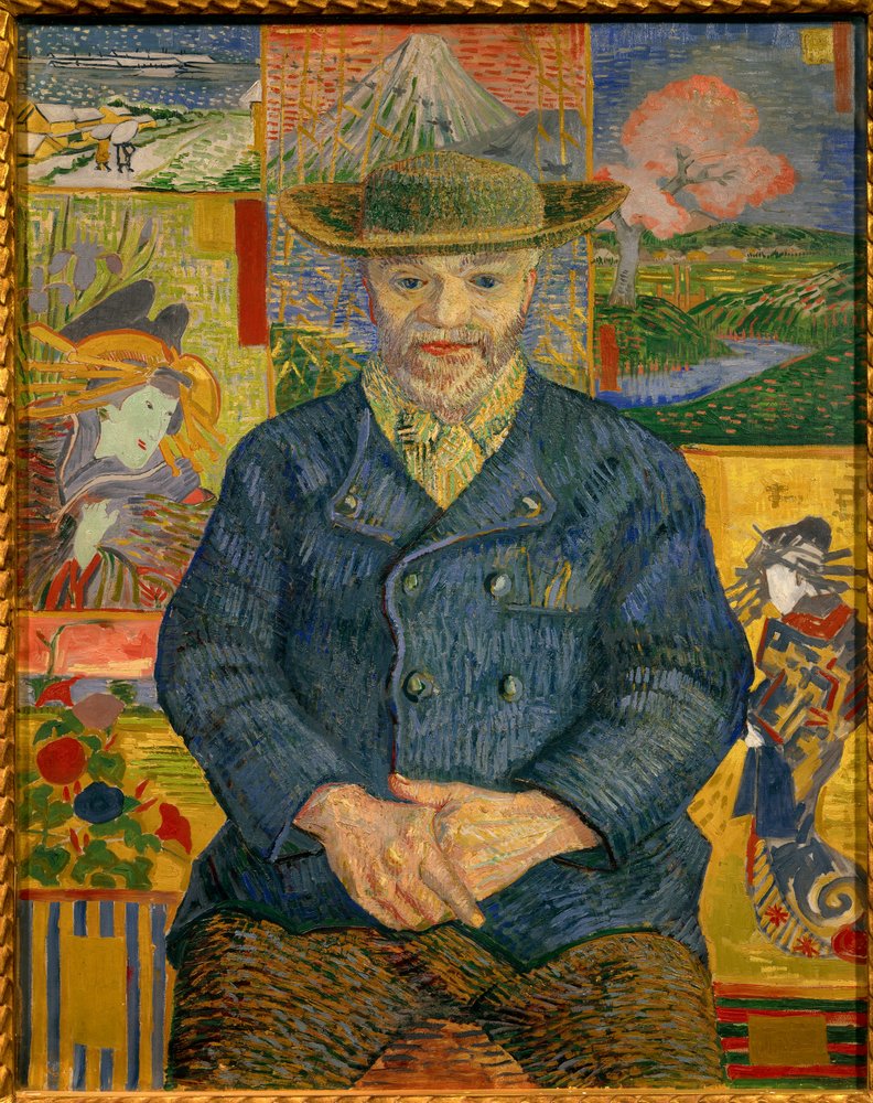 Portrait of Father Tanguy (Julien Tanguy), painting by Vincent van Gogh (1853-1890), 1887, Sun., 0.92 x 0.73 m, Paris, Musée Rodin by Vincent van Gogh