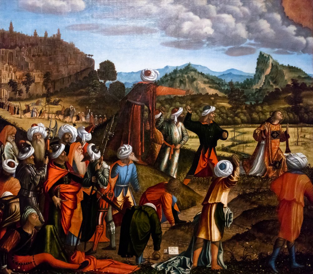 The Stoning of Saint Stephen, Cycle of Saint Stephen by Vittore Carpaccio