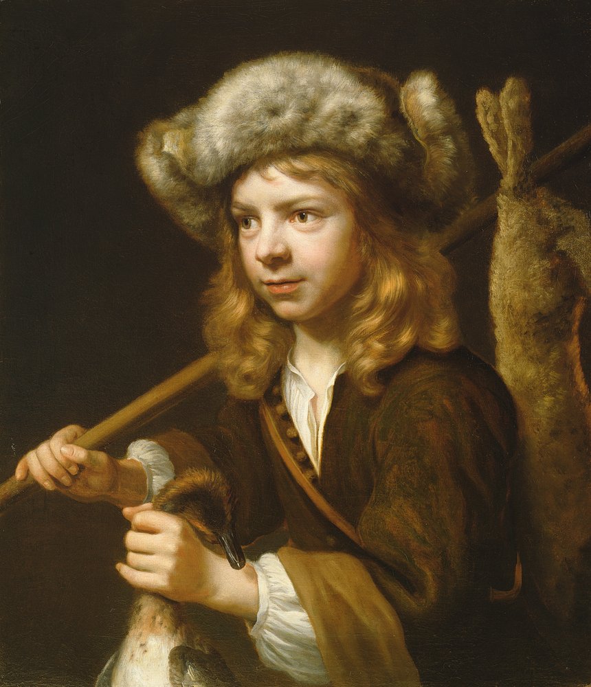 Portrait of a Young Sportsman by Wallerant Vaillant