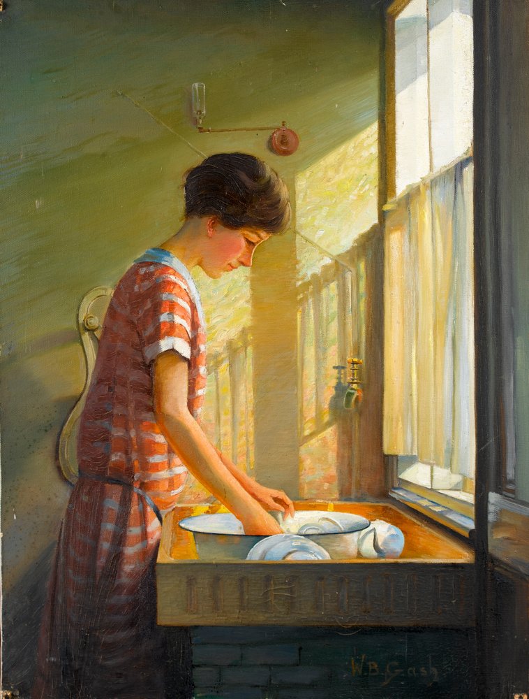 Washing Up, c.1924-25 by Walter Bonner Gash