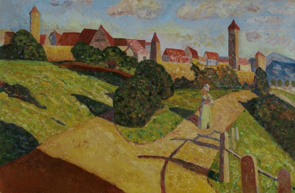 Old Town by Wassily Kandinsky