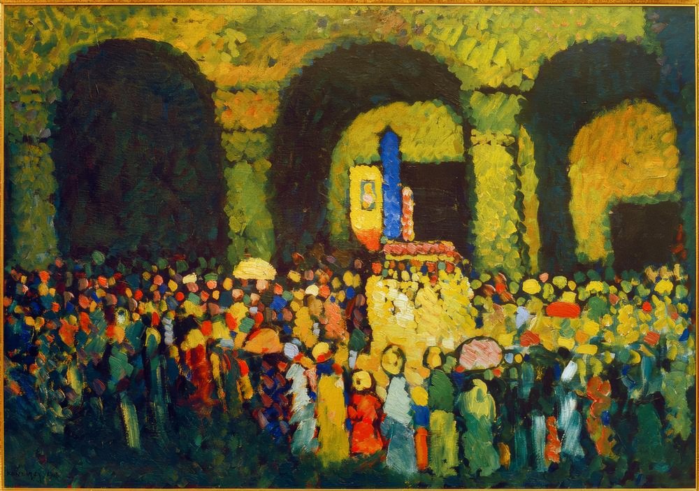 St. Louis Church in Munich by Wassily Kandinsky