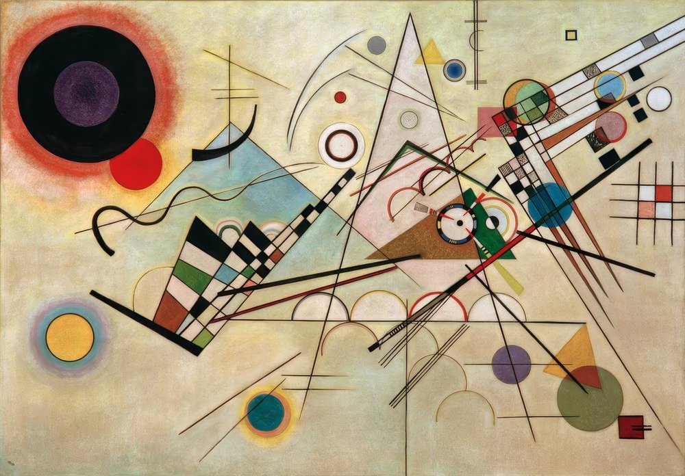 Delicate Tension. No. 85 - Kandinsky, Wassily. Museo Nacional  Thyssen-Bornemisza