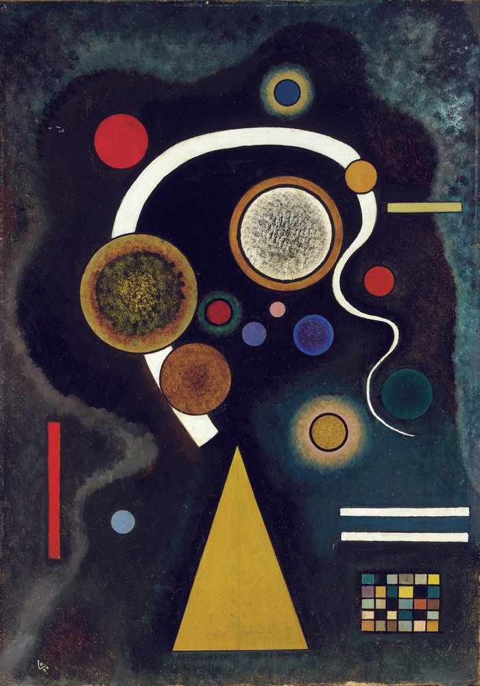 Moody Line by Wassily Kandinsky