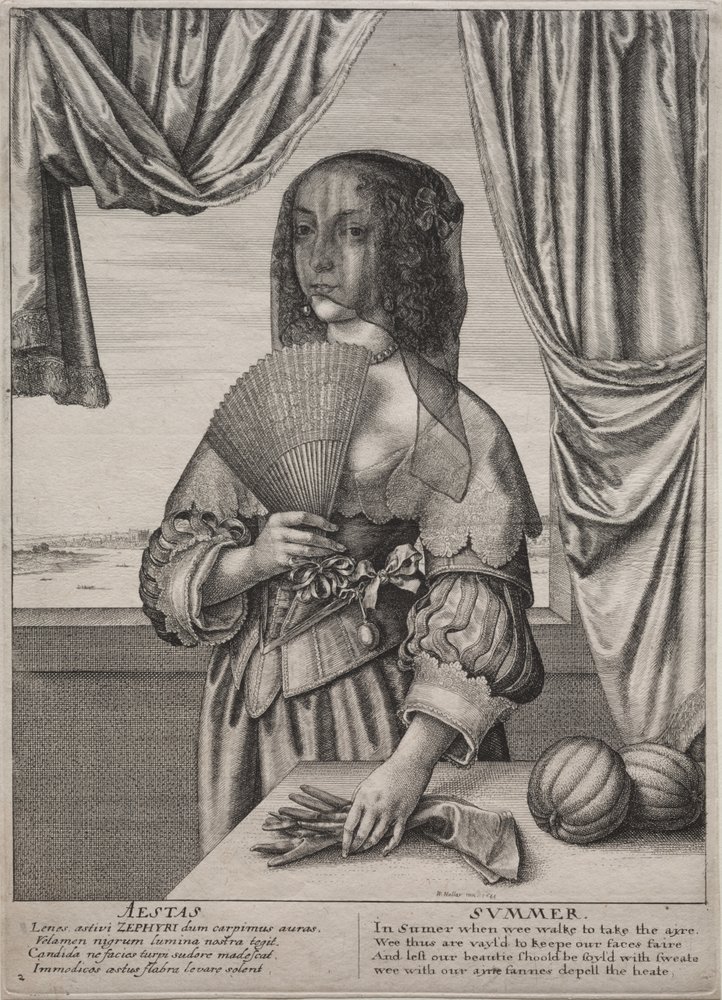 The Four Seasons by Wenceslaus Hollar