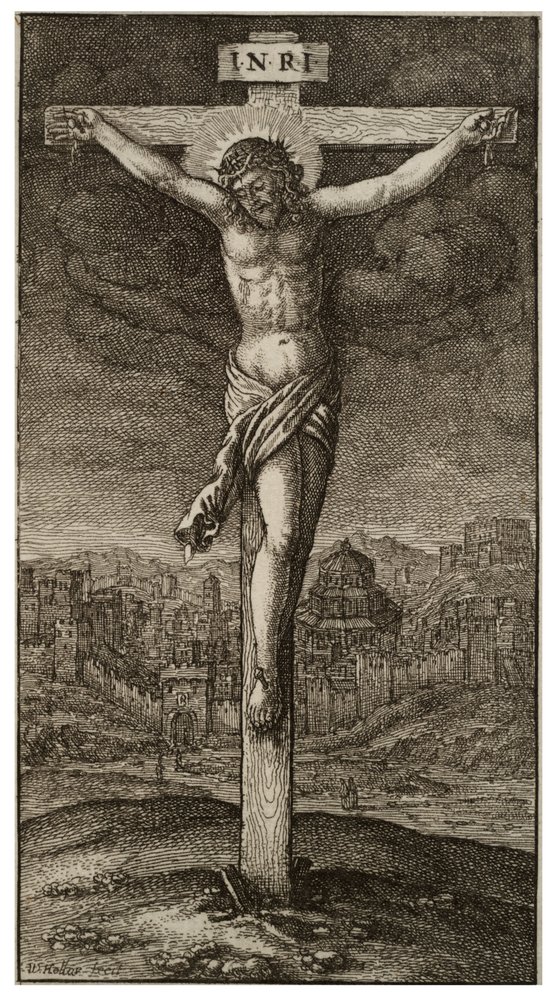 The Crucifixion by Wenceslaus Hollar