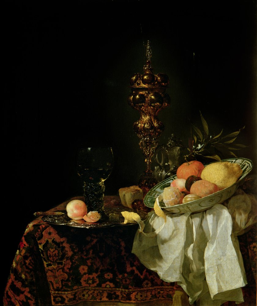 Dessert, 1653-54 by Willem Kalf