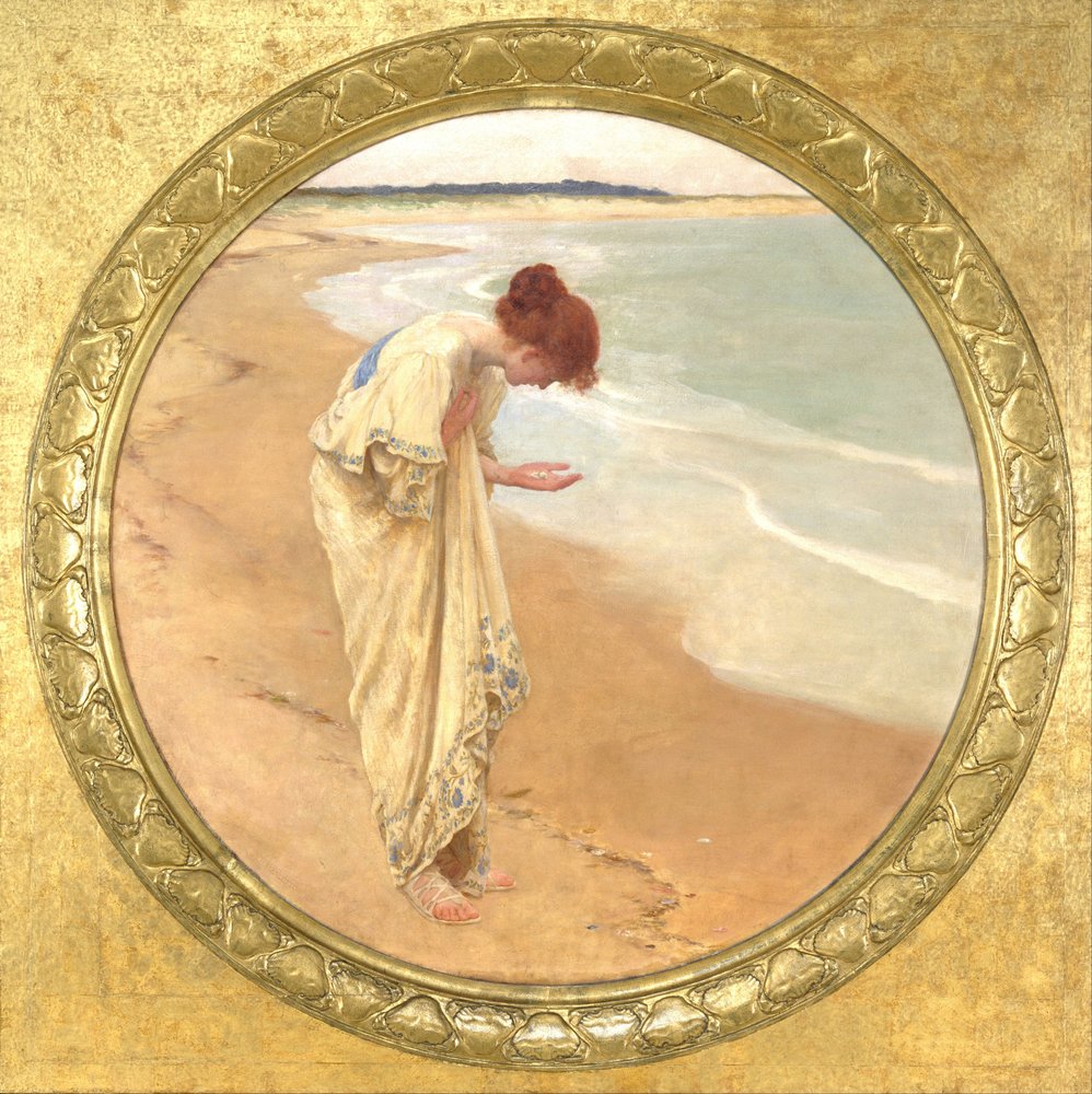 The Sea Hath Its Pearls by William Henry Margetson