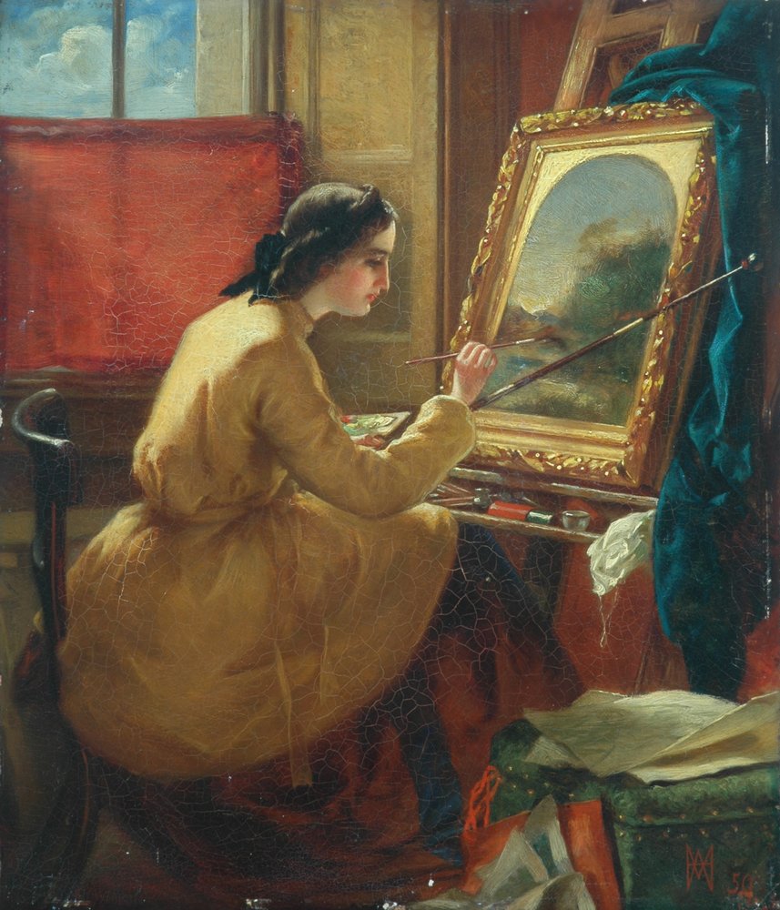 Full of Promise by William Henry Millais: Fine art print