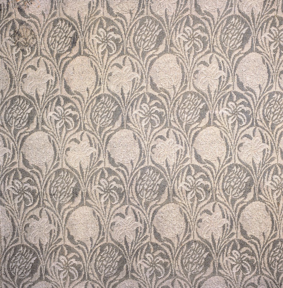 Curtain Fragment, Tulip and Lily Design by William Morris