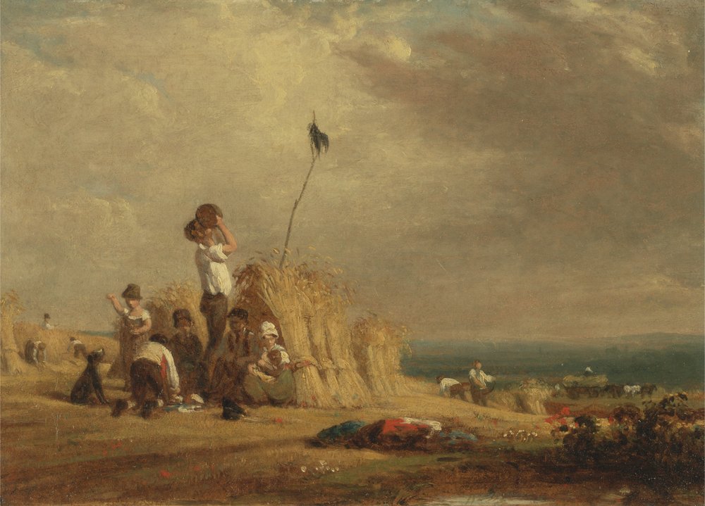 Mid-day Rest, Harvest by William Frederick Witherington