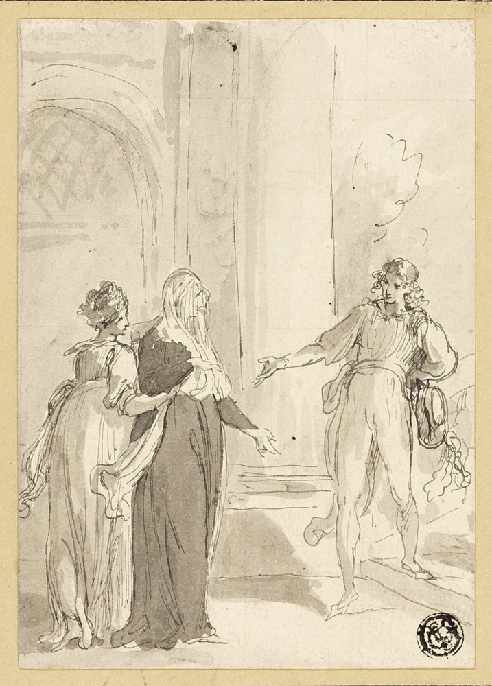Study by William Hamilton: Highest-quality art reproduction