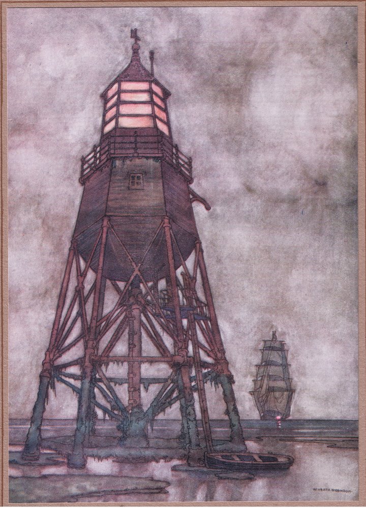 The coast wise lights of England by William Heath Robinson