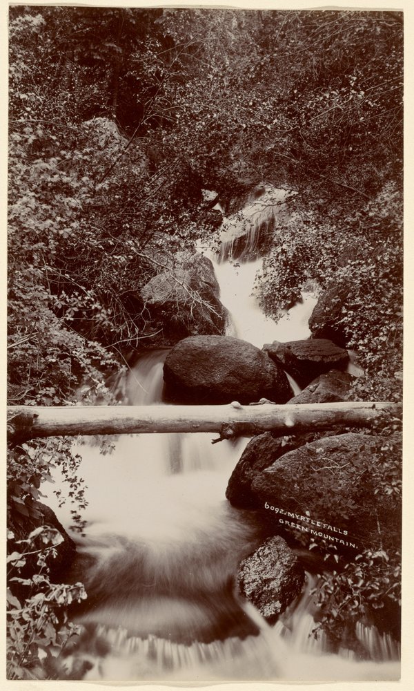 [Myrtle Falls, Green Mountain, Colorado] by William Henry Jackson