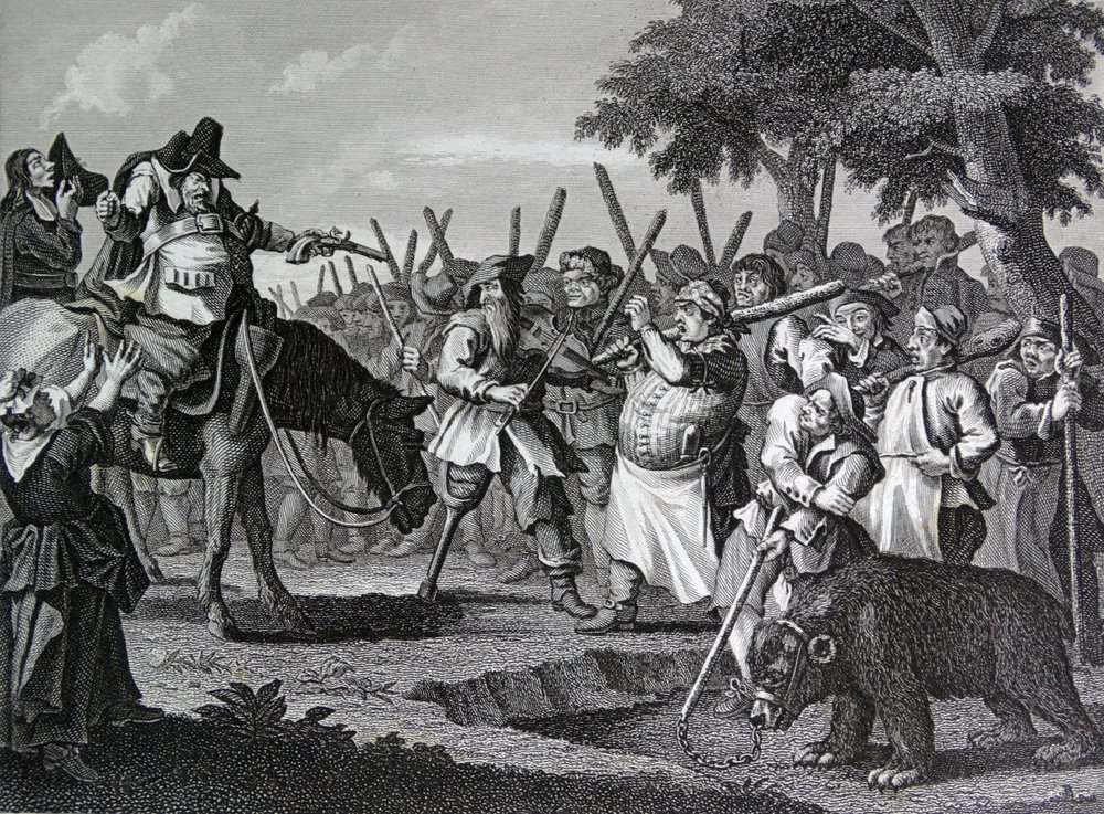 Frontispiece to Samuel Butler's 'Hudibras'