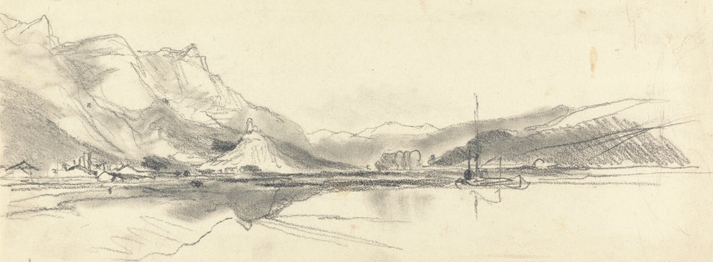 On the Rhine by William James Muller