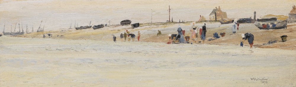 Washerwomen on a Beach by William Lionel Wyllie