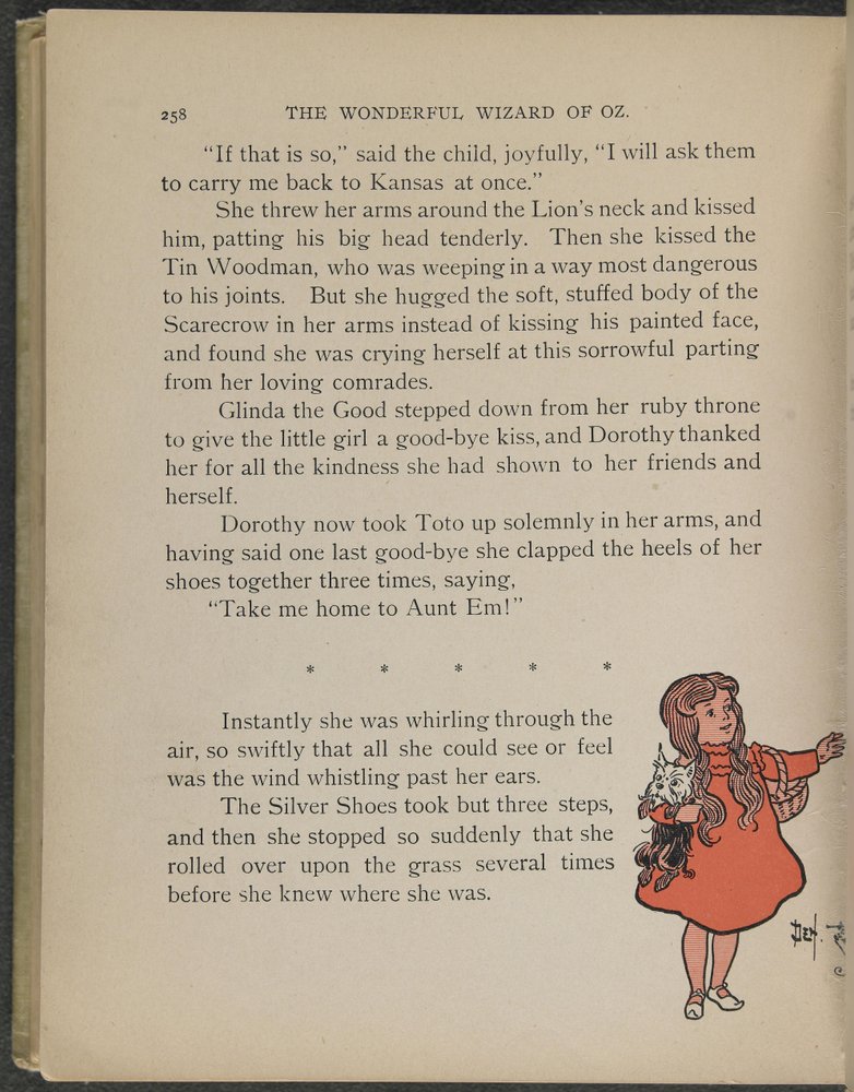 Illustration from "The Wonderful Wizard of Oz" by William Wallace Denslow