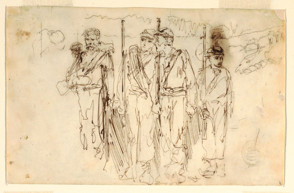 The Walking Wounded, 1861-62 by Winslow Homer