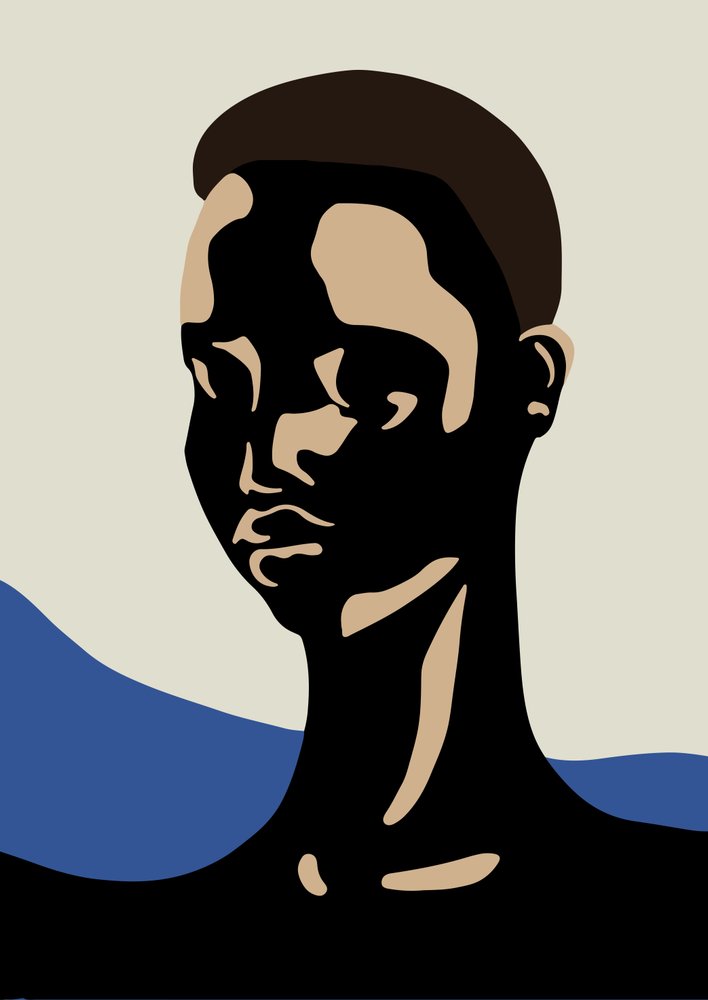 Untitled Portrait, 2017, digital by Yi Xiao Chen