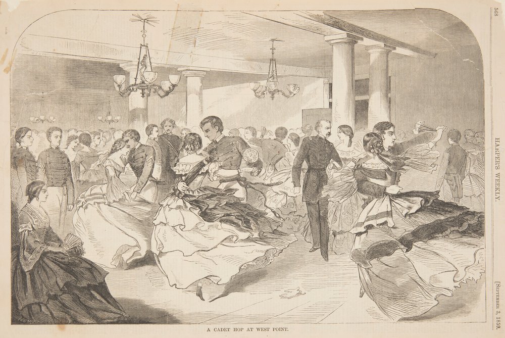A Cadet Hop at West Point by Winslow Homer