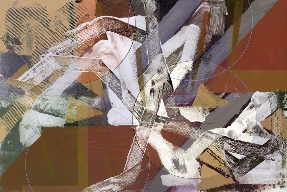 Dynamic Abstract Forms by cartissi: Premium art reproduction