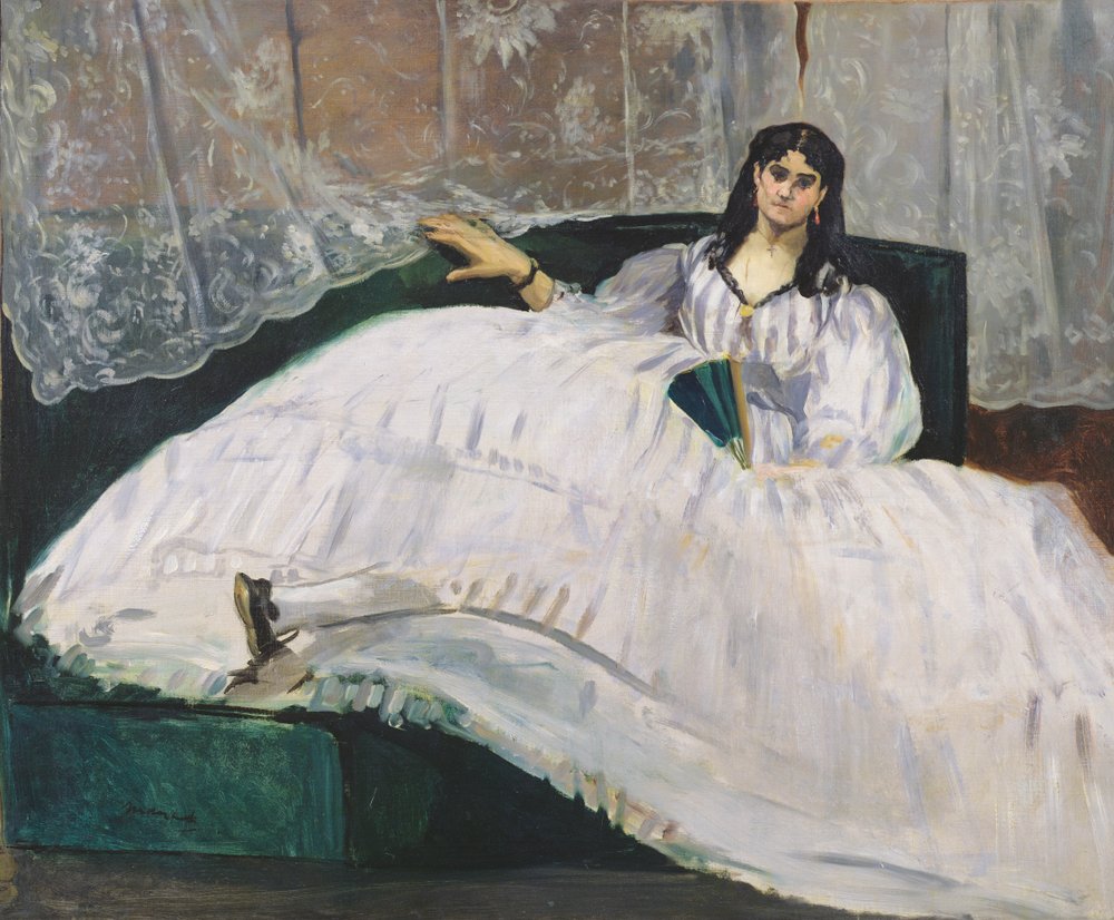 Portrait of Jeanne Duval by Édouard Manet