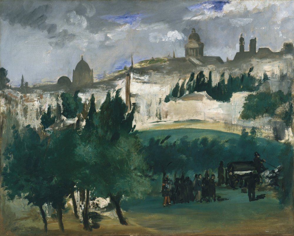 The Funeral, c. 1867 by Édouard Manet