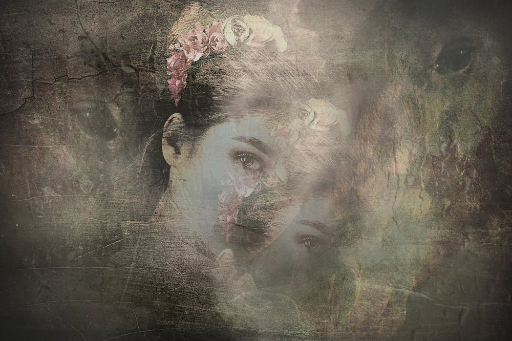 Ethereal Floral Gaze by Adela  Lia Rusu
