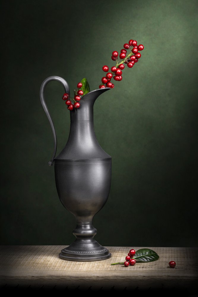 Elegant Berry Still Life by Adriana Vitale