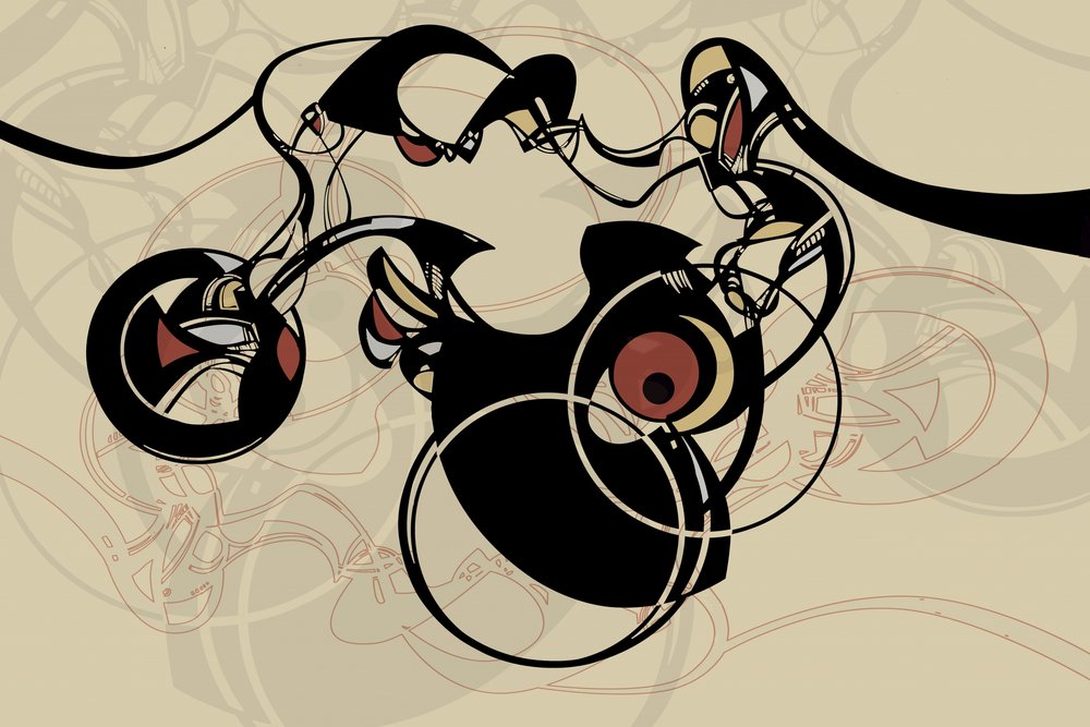 Dynamic Abstract Flow by Alejandra Winkhaus