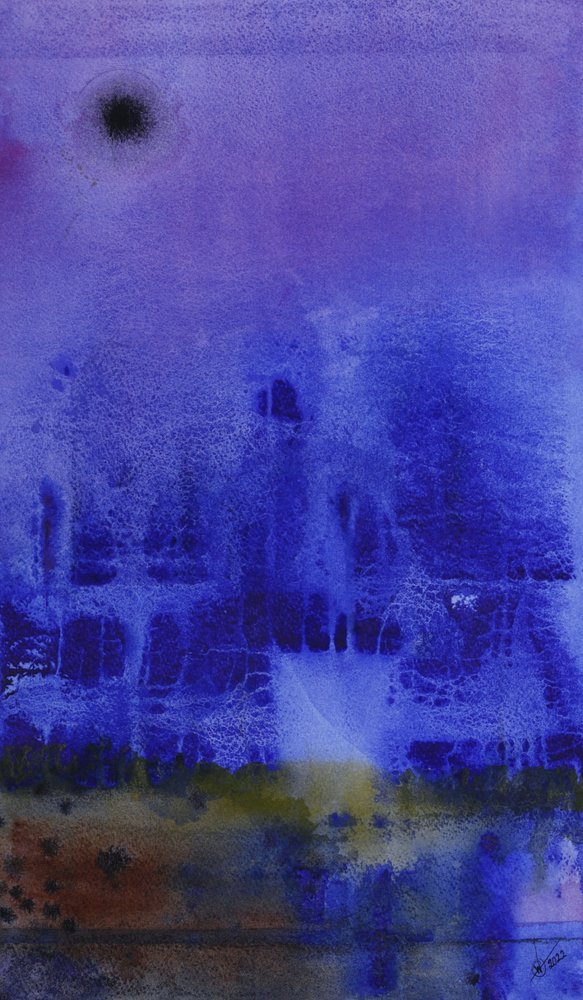 Abstract Moonlight City by Alex Walsh