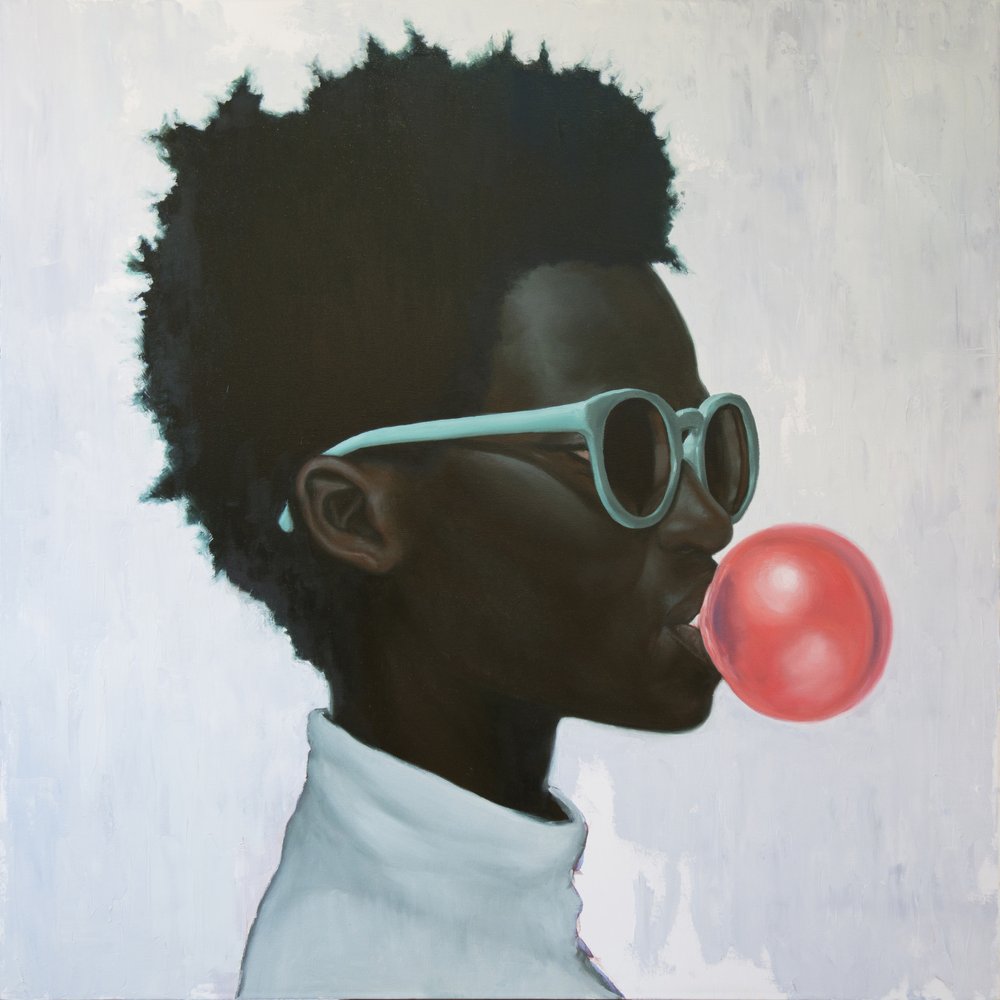 Cool Bubble Gum Girl by Alexander Grahovsky